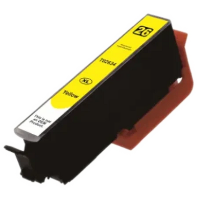 kompatibel Epson 26XL gelb Druckerpatrone T2634