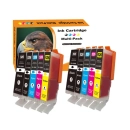 10 Druckerpatronen kompatibel zu Canon PGI525/CLI526